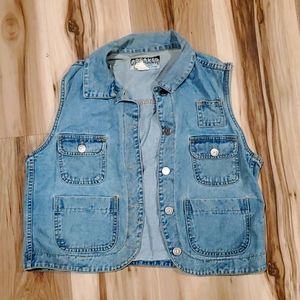 *Host Pick* Vintage Breaker Jeans Vest